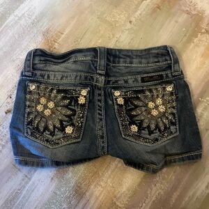 Miss Me Blue Denim Shorts